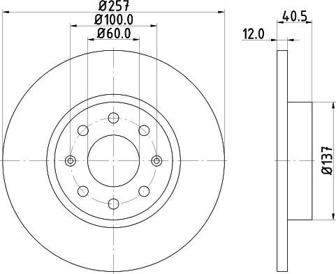 HELLA 8DD 355 114-351 - Discofreno www.autoricambit.com