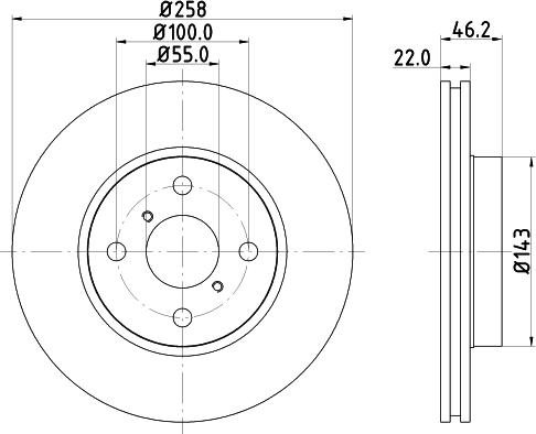 HELLA 8DD 355 114-311 - Discofreno www.autoricambit.com