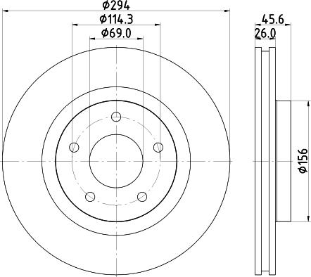 HELLA 8DD 355 115-911 - Discofreno www.autoricambit.com