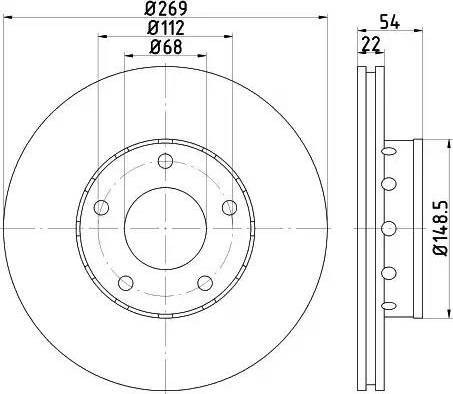 HELLA 8DD 355 115-441 - Discofreno www.autoricambit.com