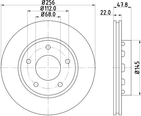 HELLA 8DD 355 115-182 - Discofreno www.autoricambit.com