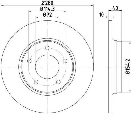 HELLA 8DD 355 115-831 - Discofreno www.autoricambit.com