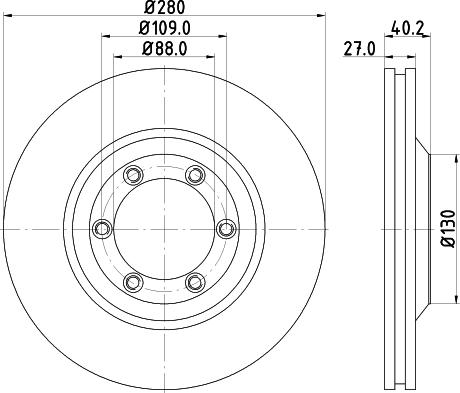 HELLA 8DD 355 115-231 - Discofreno www.autoricambit.com