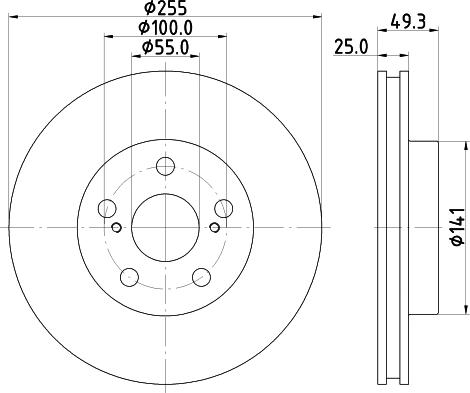 HELLA 8DD 355 116-981 - Discofreno www.autoricambit.com