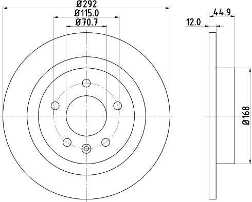 HELLA 8DD 355 116-601 - Discofreno www.autoricambit.com