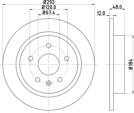 HELLA 8DD 355 116-831 - Discofreno www.autoricambit.com