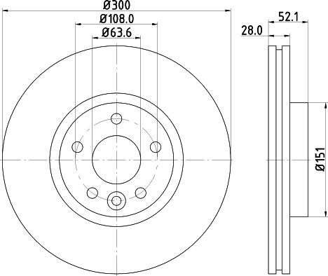 HELLA 8DD 355 116-221 - Discofreno www.autoricambit.com