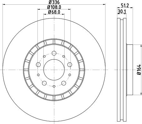 HELLA 8DD 355 110-592 - Discofreno www.autoricambit.com