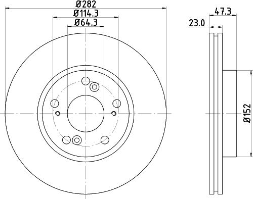 HELLA 8DD 355 110-631 - Discofreno www.autoricambit.com