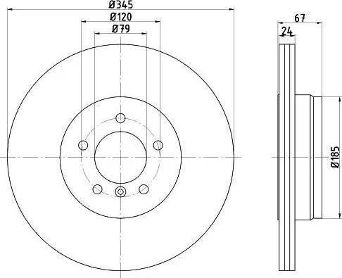 HELLA 8DD 355 122-051 - Discofreno www.autoricambit.com