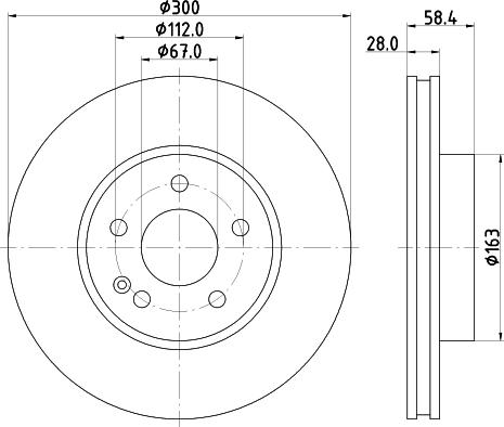 HELLA 8DD 355 110-071 - Discofreno www.autoricambit.com