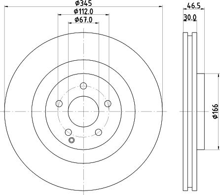 HELLA 8DD 355 110-112 - Discofreno www.autoricambit.com