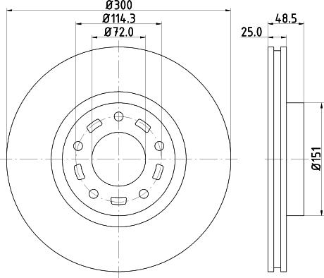 HELLA 8DD 355 110-891 - Discofreno www.autoricambit.com