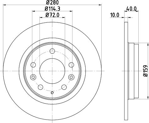 HELLA 8DD 355 110-381 - Discofreno www.autoricambit.com