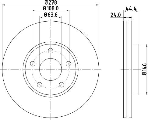 HELLA 8DD 355 110-281 - Discofreno www.autoricambit.com