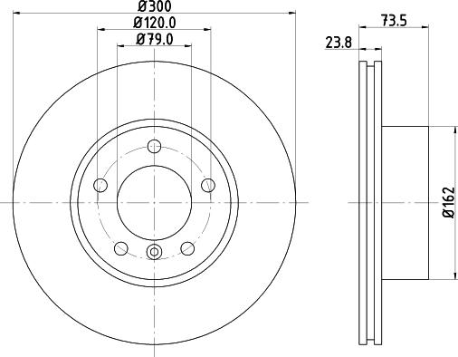 HELLA 8DD 355 111-922 - Discofreno www.autoricambit.com