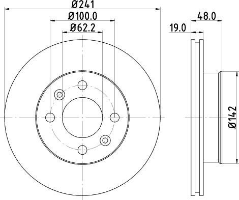 HELLA 8DD 355 111-431 - Discofreno www.autoricambit.com