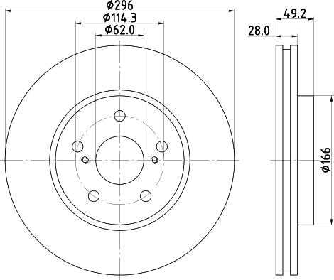 HELLA 8DD 355 111-681 - Discofreno www.autoricambit.com