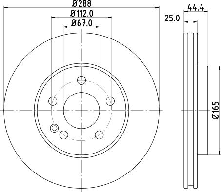 HELLA 8DD 355 111-081 - Discofreno www.autoricambit.com