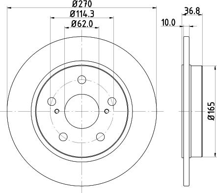 HELLA 8DD 355 118-971 - Discofreno www.autoricambit.com