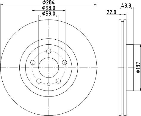 HELLA 8DD 355 118-411 - Discofreno www.autoricambit.com