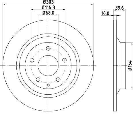 HELLA 8DD 355 118-541 - Discofreno www.autoricambit.com