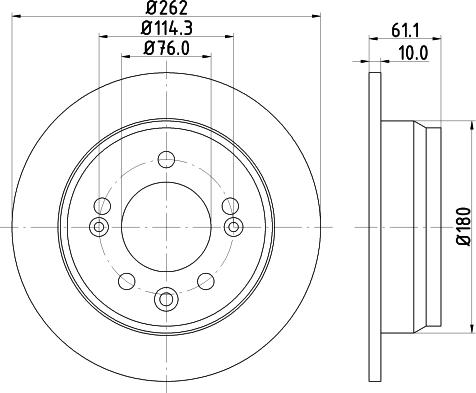 HELLA 8DD 355 118-861 - Discofreno www.autoricambit.com