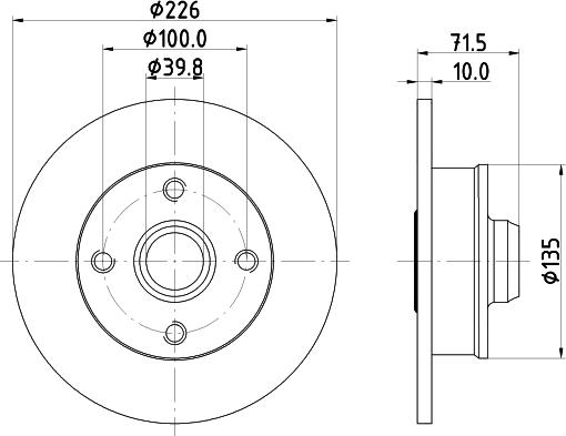 HELLA 8DD 355 113-462 - Discofreno www.autoricambit.com