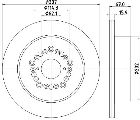 HELLA 8DD 355 113-151 - Discofreno www.autoricambit.com