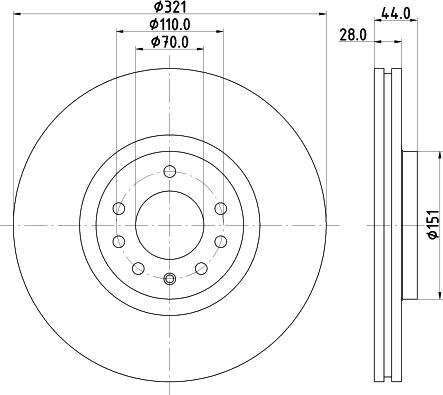 HELLA 8DD 355 113-101 - Discofreno www.autoricambit.com