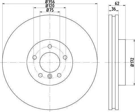 HELLA 8DD 355 121-361 - Discofreno www.autoricambit.com