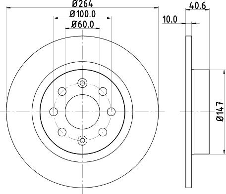 HELLA 8DD 355 112-621 - Discofreno www.autoricambit.com