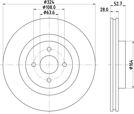 HELLA 8DD 355 112-711 - Discofreno www.autoricambit.com