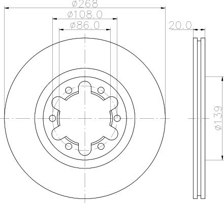 HELLA 8DD 355 117-671 - Discofreno www.autoricambit.com