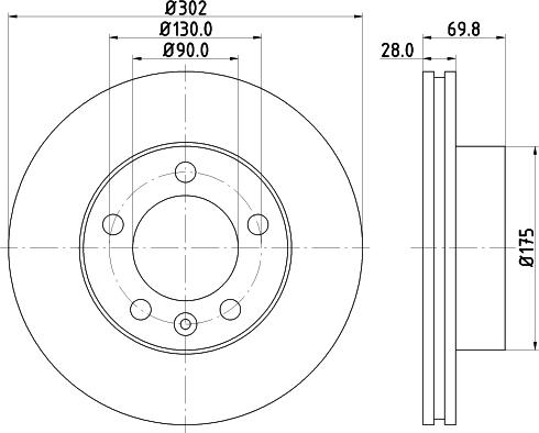 HELLA 8DD 355 117-121 - Discofreno www.autoricambit.com