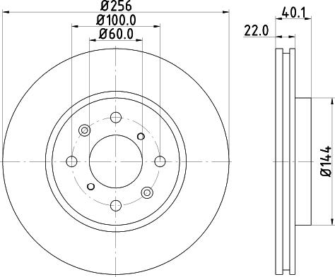 HELLA 8DD 355 117-371 - Discofreno www.autoricambit.com