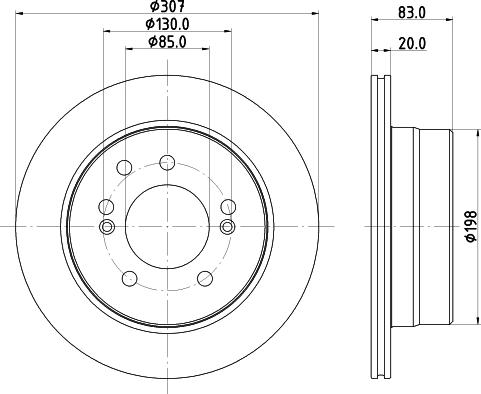 HELLA 8DD 355 134-921 - Discofreno www.autoricambit.com