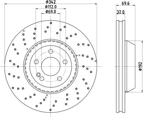 HELLA 8DD 355 134-482 - Discofreno www.autoricambit.com