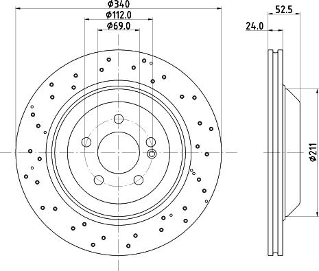 HELLA 8DD 355 134-552 - Discofreno www.autoricambit.com