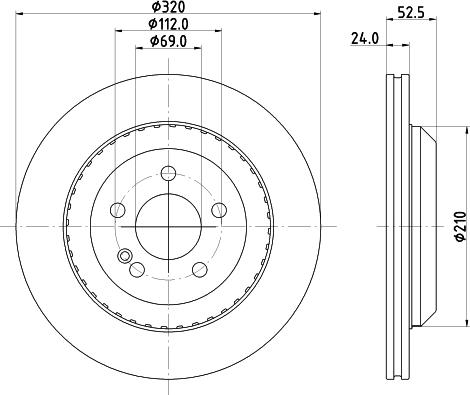 HELLA 8DD 355 134-562 - Discofreno www.autoricambit.com