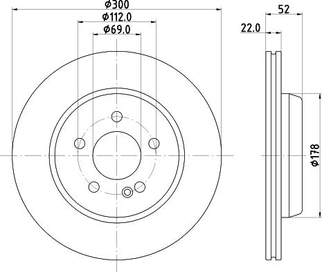 HELLA 8DD 355 134-501 - Discofreno www.autoricambit.com