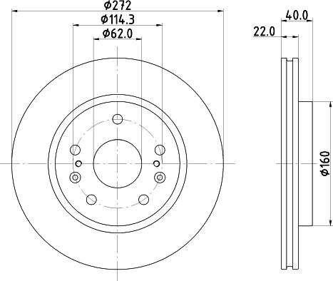 HELLA 8DD 355 134-651 - Discofreno www.autoricambit.com