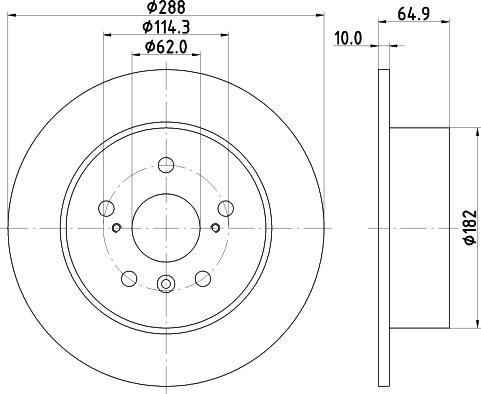 HELLA 8DD 355 134-111 - Discofreno www.autoricambit.com