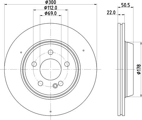 HELLA 8DD 355 134-841 - Discofreno www.autoricambit.com