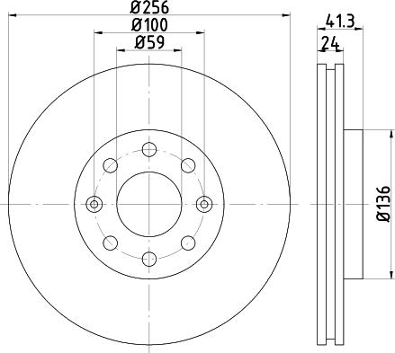 HELLA 8DD 355 134-251 - Discofreno www.autoricambit.com