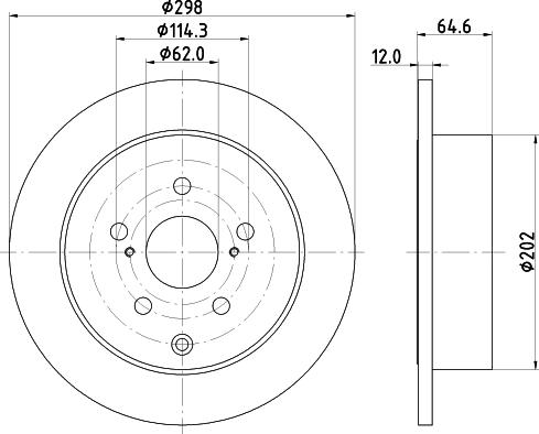 HELLA 8DD 355 134-281 - Discofreno www.autoricambit.com