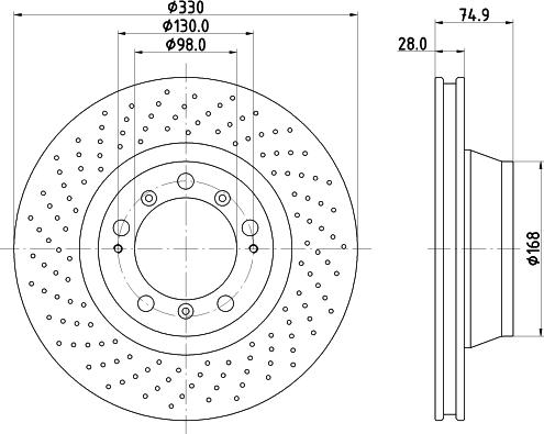 HELLA 8DD 355 135-051 - Discofreno www.autoricambit.com