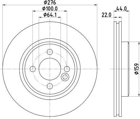 HELLA 8DD 355 131-981 - Discofreno www.autoricambit.com