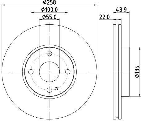 HELLA 8DD 355 131-821 - Discofreno www.autoricambit.com