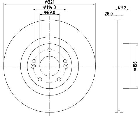 HELLA 8DD 355 131-351 - Discofreno www.autoricambit.com